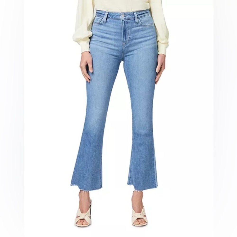 NEW w/TAGS PAIGE Claudine High Rise Ankle Flair Jeans Women's Size 32 - Picture 2 of 14